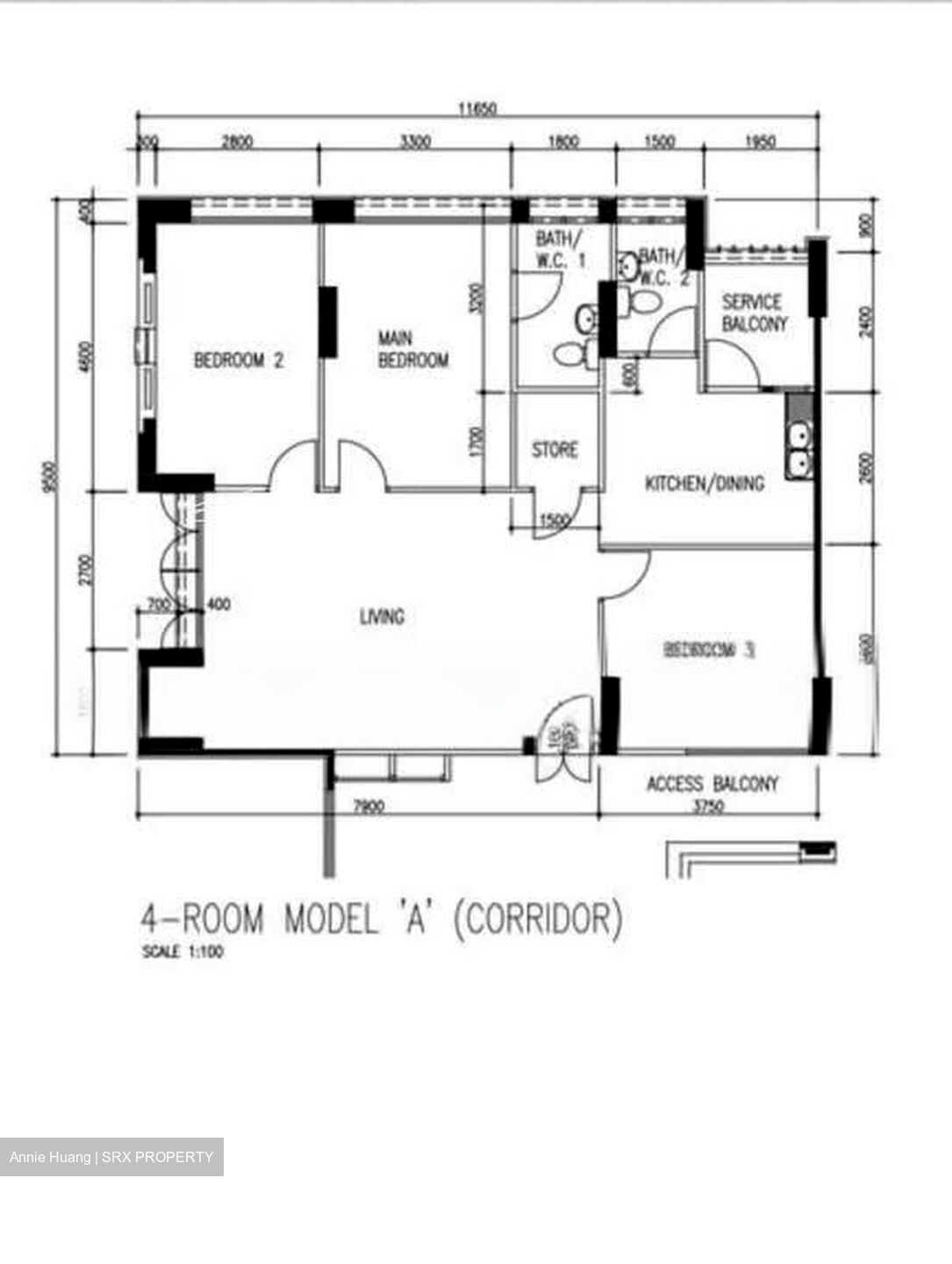 Blk 704 Woodlands Drive 40 (Woodlands), HDB 4 Rooms #637290901
